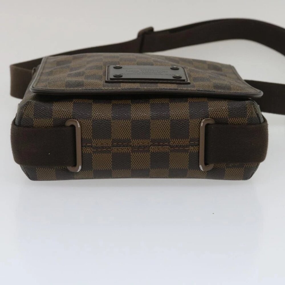 LOUIS VUITTON Damier Ebene Brooklyn PM Shoulder Bag N51210 LV Auth 34722 - Picture 6 of 12